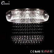 Hotel Lobby Decoration Crystal Chandelier Pendant Lamp