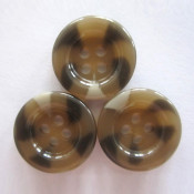 Imitated Horn Resin Coat Button