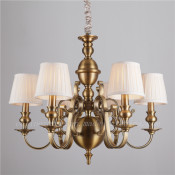 Iron Lighting Fixture with Fabric Decoration (SL2091-6)