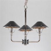 Iron Pendant Lamp Chandelier with Leather Shade (SL2077-3)