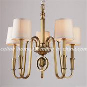 Iron Pendant Lamp with Fabric Shade (SL2156-5)