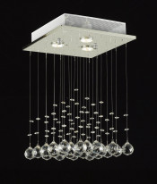 Kids Small Chandelier Bedroom Lighting Crystal Lamp