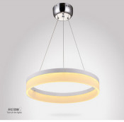LED Annular Crystal Chandelier Lamp