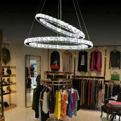 LED Italian Crystal Pendant Chandelier Lamp (EM1374)