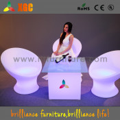 LED Lighting Bar Table/LED Coffee Table and Chair Set Illuminated