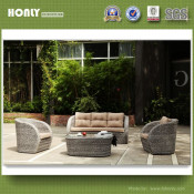 Latest Design Rattan Furniture Sofa Modern Outdoor Wicker Sofa Set