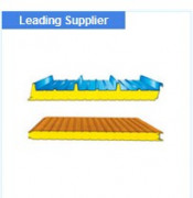 Leading Supply Color Sheet Rockwool Sandwich Panel for House