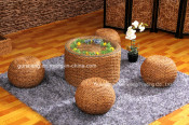 Leisure Dining Room Rattan Furniture Round Table Sets