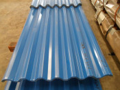 Light Blue Corrugated Roofing Sheet for House