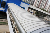 Light Weight Fire Retarding Al-Mg-Mn Alloy Corrugated Roof Plate