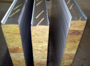 Lightweight Durable Strong Structural Rock Wool Sandwich Panels for Wall