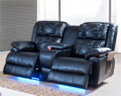 Living Room Classic Furniture Geniune Leather Recliner Love Seat (2643-B)