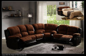 Living Room Functional Sofa Bed Fabric Sectional Recliner Sofa