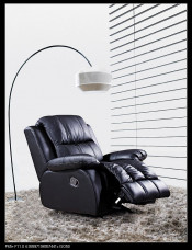 Living Room Manual Recliner Chair Lazy Boy Leather Arm Chair