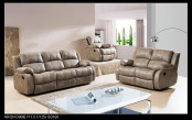 Living Room New Popular Products Gray Leather Recliner Sofa Sets
