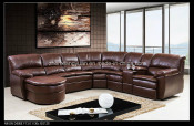Living Room Products Corner Sectional Reciner Leather Sofa Suit