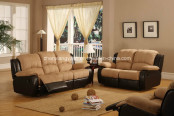 Living Room Sofa Love Recliner Microfiber Fabric Sofa Set