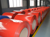 Low Cost Red Orange Pre Painted Gi Coil