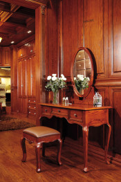 Luxurious Bedroom Set Table with Solid Wood (H-175)