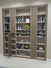 MDF Cabinet with Glass Door (H-104)