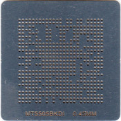 MT5505BKDI BGA Stencil Template Heat Directly