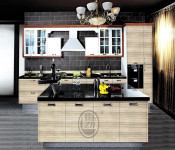 Melamine MDF Boards Kitchen Cabinet (3934)