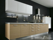 Melamine MDF Kitchen Cabinet (ZHUV factory)