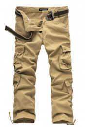 Men Plus Size Fashion New Washed Pant