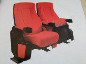 Metal Cinema Seating with The Cup Holder Cinema Seat Cinema Chair Cinema Furniture (XC-1006)