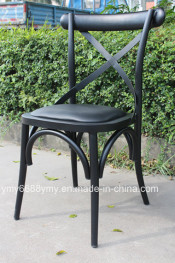 Metal Corss Back Restaurant Chair Party Chair Bar Chairs
