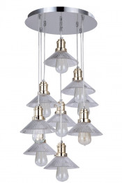 Moden House Hanging Glass Ceiling Pendant Lamps (MD6113RA-9T)