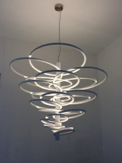 Modern ABS+Carbon Steel Pendant Lighting (2124S)
