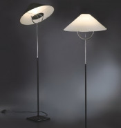 Modern Adjustable Fabric Carbon Steel Marble Floor Lights (341F)