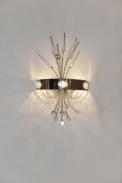 Modern Bedroom Crystal Wall Lamp (8167-3W)