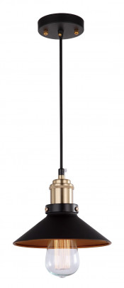 Modern Black Outer Gold Inner Shade Small Pendant Lamp (MD6029-180BD)
