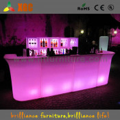 Modern Decoration Waterproof LED Plastic Table Furniture