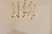 Modern Decorative Glass Aluminium Alloy Lobby Pendant Lamps