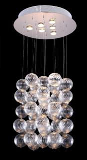 Modern Decorative Suspension Light Good for Home, Villa (MD4150C-CL)