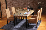 Modern Dining Room Furniture Table Combination Rattan Furniture