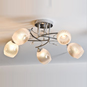 Modern Glass Tube Chandelier Lamp Tb1004-5L