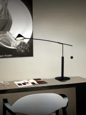 Modern Home Black Carbon Steel Table Light (270T1)