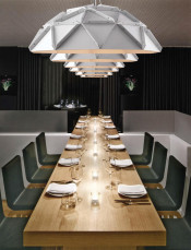 Modern Hotel Decorative Metal Pendant Projection Lighting (MD21010-1-700)