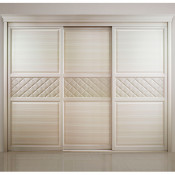 Modern PVC Sliding Door Bedroom Wardrobe (YG11240)