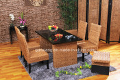 Modern Rattan Furniture Dining Room Sets Table
