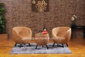 Modern Rattan Furniture Living Room Table Chair