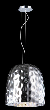 Modern Soild Chrome Glass Steel E27 Pendant Lighting (MD4157-CH)