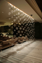 Mouth Blown Glass Ball Curtain for Hotel Decoration (YK-D108)