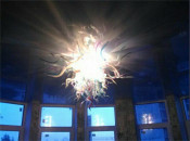Multi Color Glass Pendant Light with Modern Design