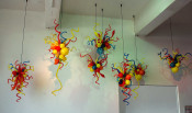 Multicolor Handblown Glass Pendant Lighting for Home Decoration