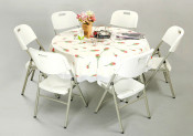New Cheap Plastic Round Table/Space Saving Furniture (SY-122Y)